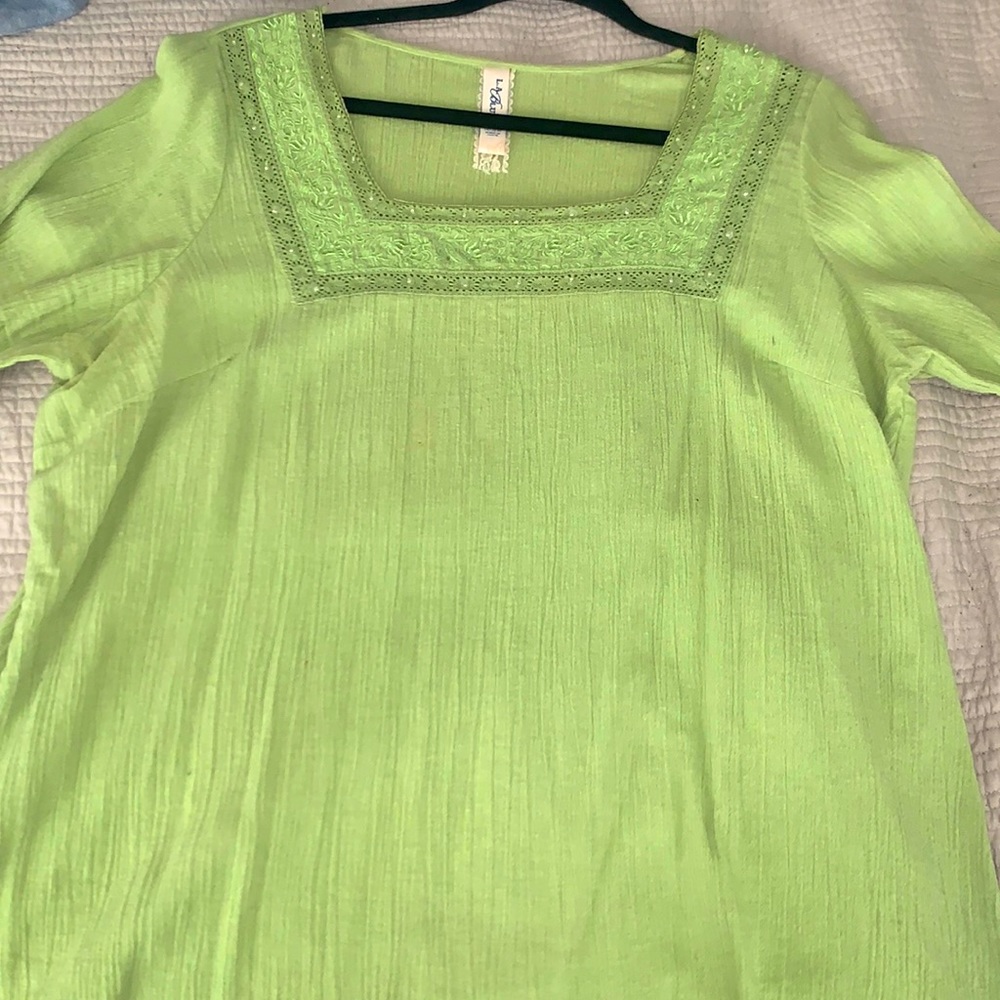 Size 14/16 W color green